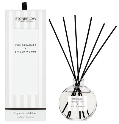 Pomegranate & Spiced Woods Reed Diffuser, Modern Classics - Plum Retail