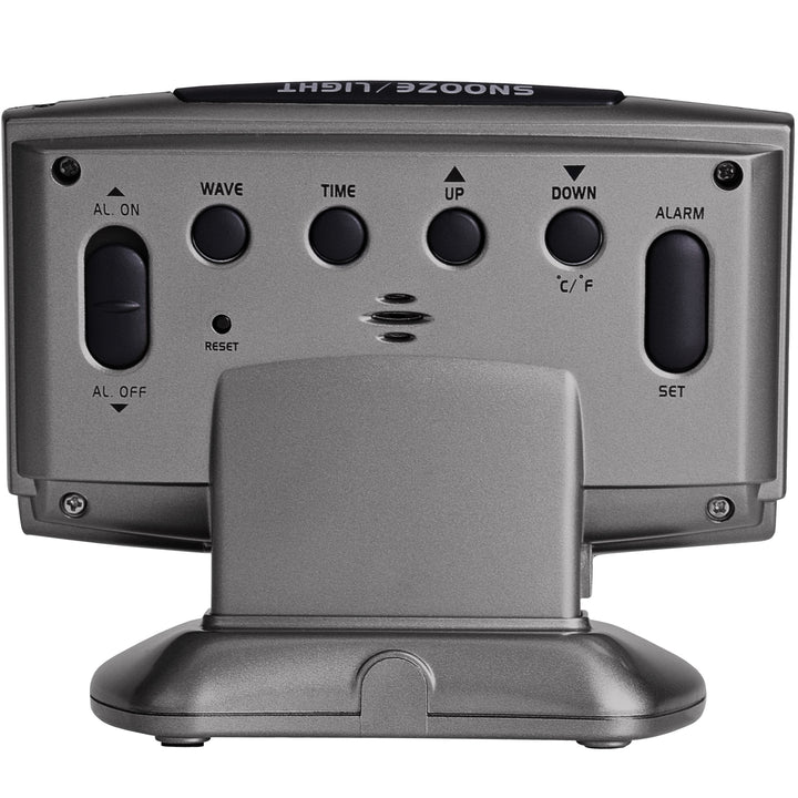 Cuba Radio Controlled Alarm Clock - Plum Retail