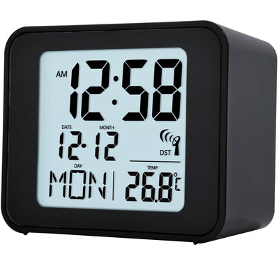 Cole Radio Controlled Alarm Clock - Plum Retail