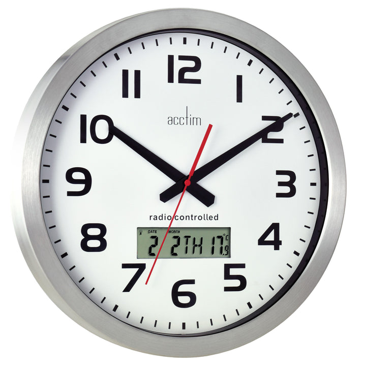 Meridian Radio Controlled Wall Clock