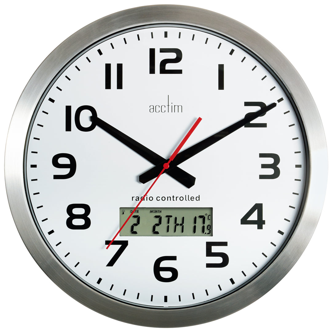 Meridian Radio Controlled Wall Clock