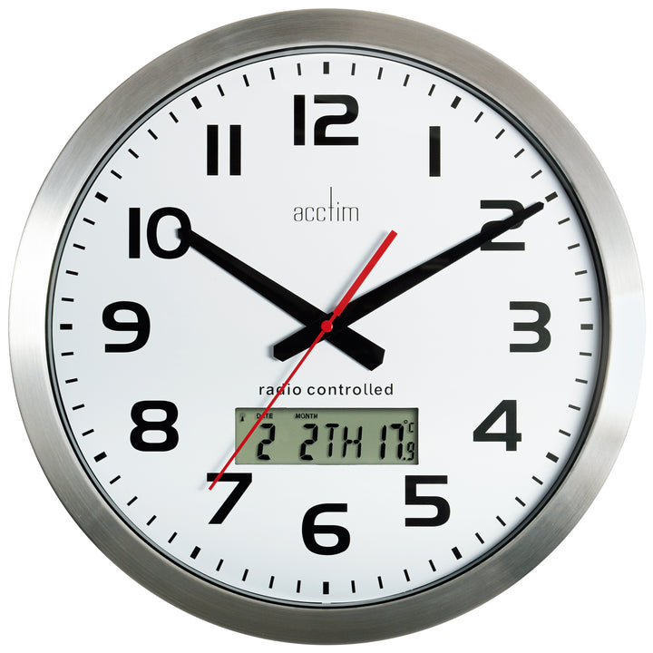 Meridian Radio Controlled Wall Clock
