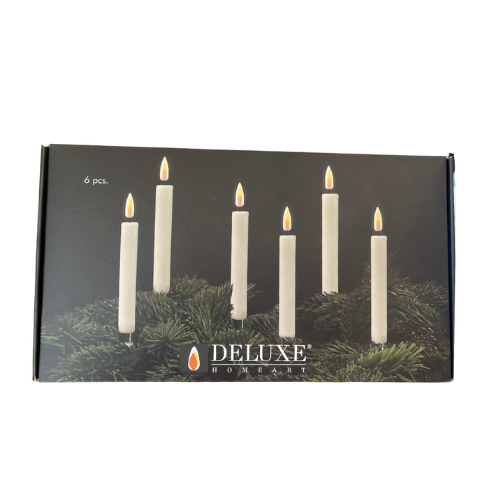 Flameless Christmas Tree Candle Set