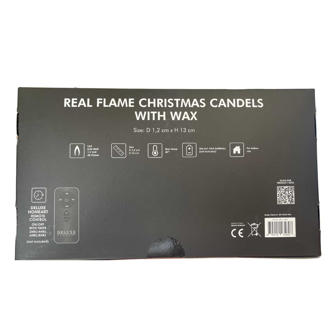 Flameless Christmas Tree Candle Set