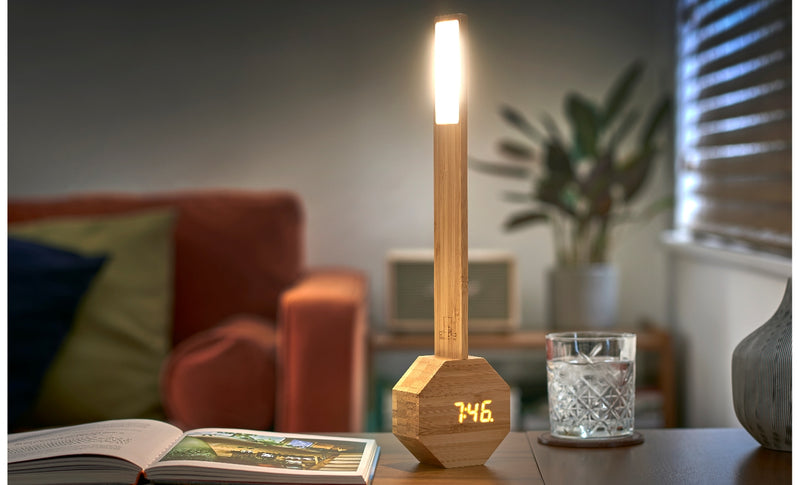 Octagon One Plus Bamboo Desk Light