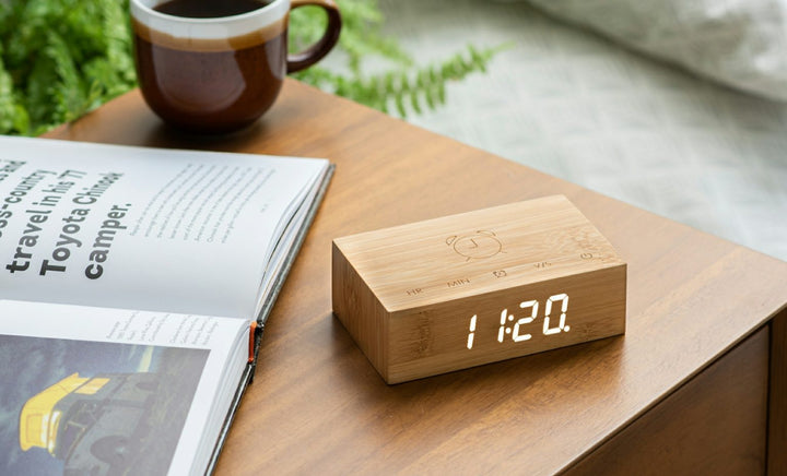 Flip Click Clock - Plum Retail