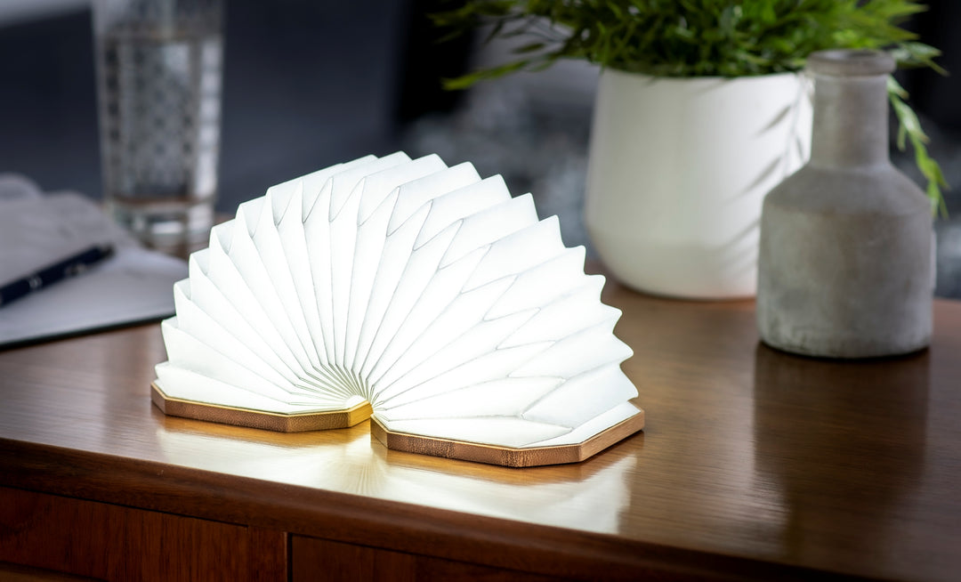 Smart Accordian Lamp, Maple - Plum Retail