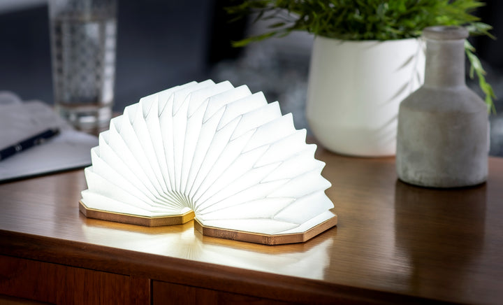 Smart Accordian Lamp, Maple - Plum Retail