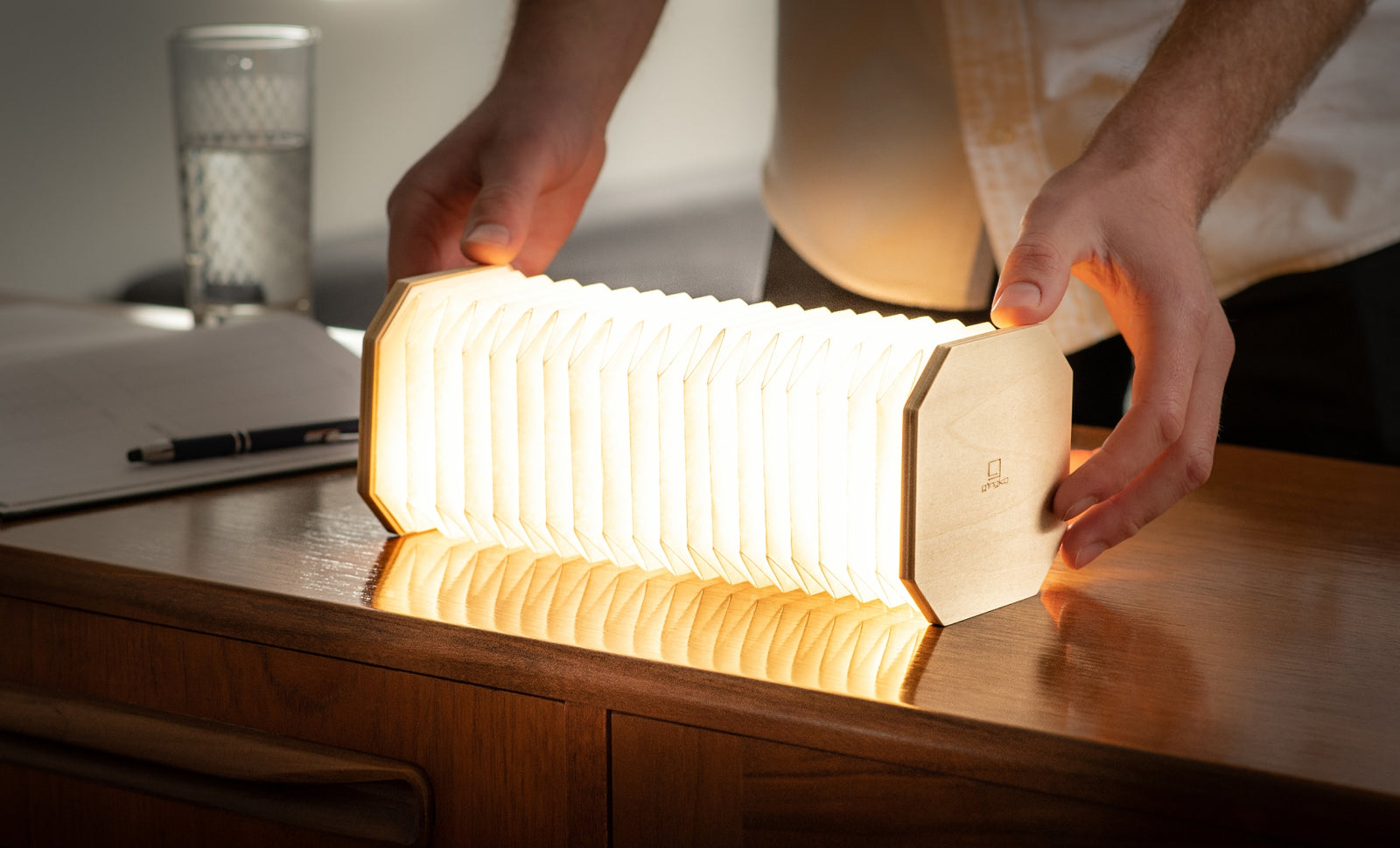 Smart Accordian Lamp, Maple - Plum Retail