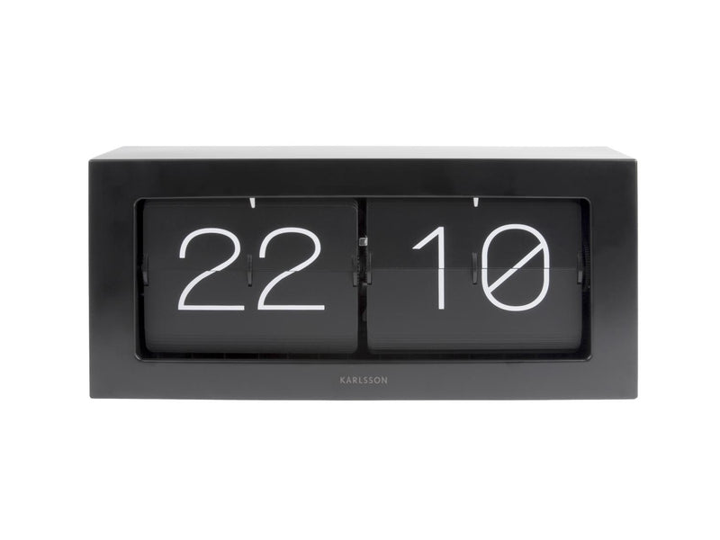 Boxed Flip XL Wall / Table Clock - Plum Retail