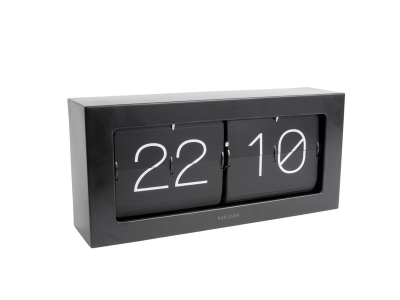 Boxed Flip XL Wall / Table Clock - Plum Retail