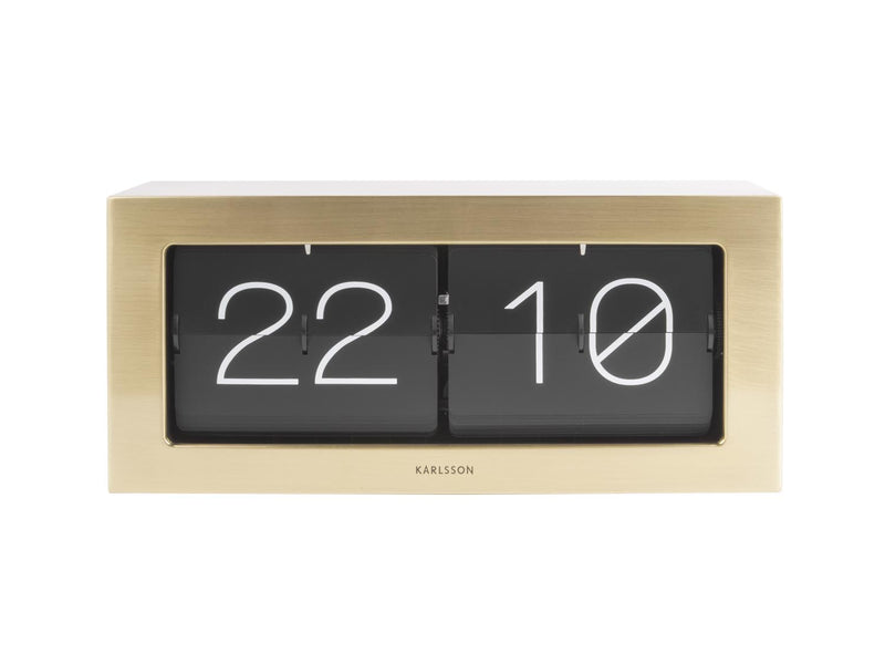 Boxed Flip XL Wall / Table Clock - Plum Retail