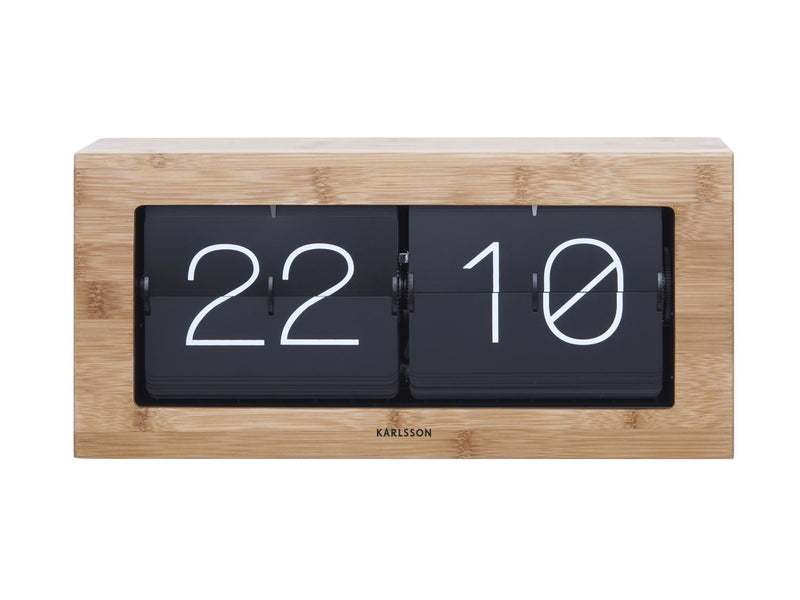 Boxed Flip XL Wall / Table Clock - Plum Retail