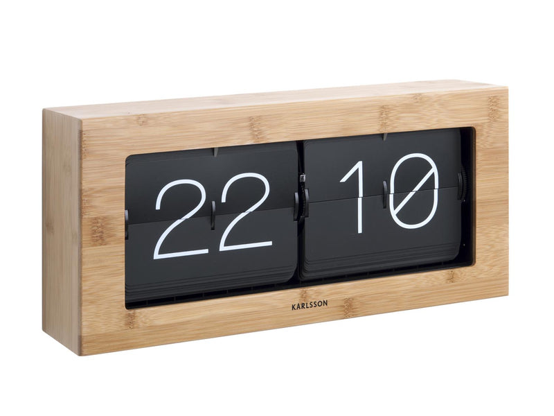 Boxed Flip XL Wall / Table Clock - Plum Retail