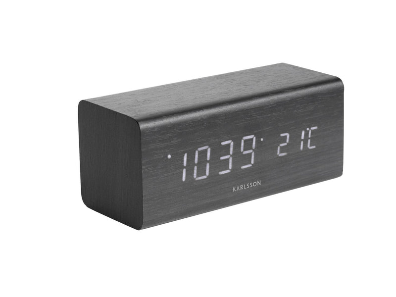 Block Alarm Clock - Plum Retail