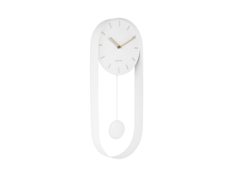 Charm Pendulum Wall Clock - Plum Retail