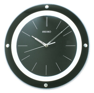 Quartz Movement Wall Clock, Black QXA314J - Plum Retail