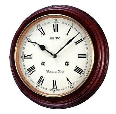 Wooden Station Wall Clock QXH202B - Plum Retail