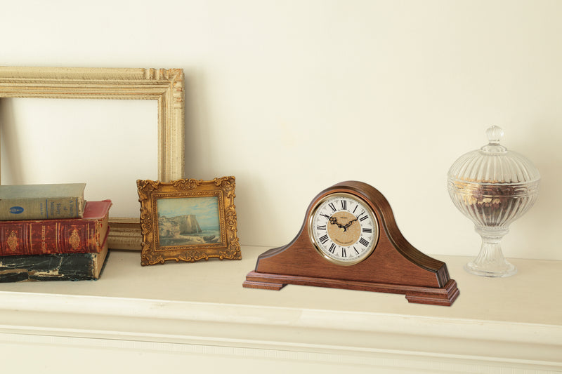 Wooden Mantel Clock QXJ013B - Plum Retail