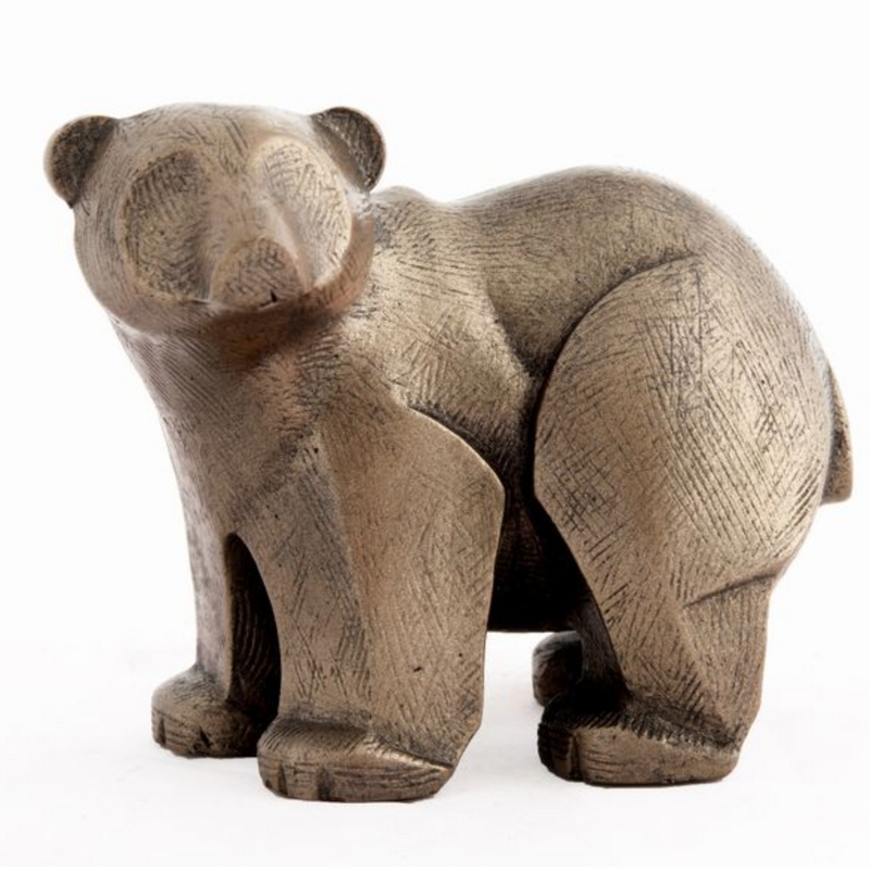 Polar Bear Baby, Bronze Sculpture - Plum Retail