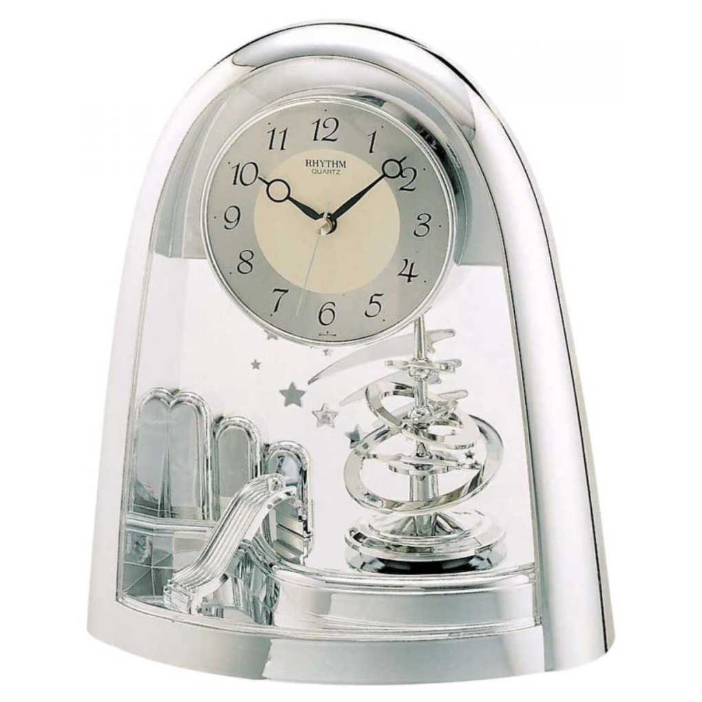 Space Rotating Pendulum Mantel Clock - Plum Retail