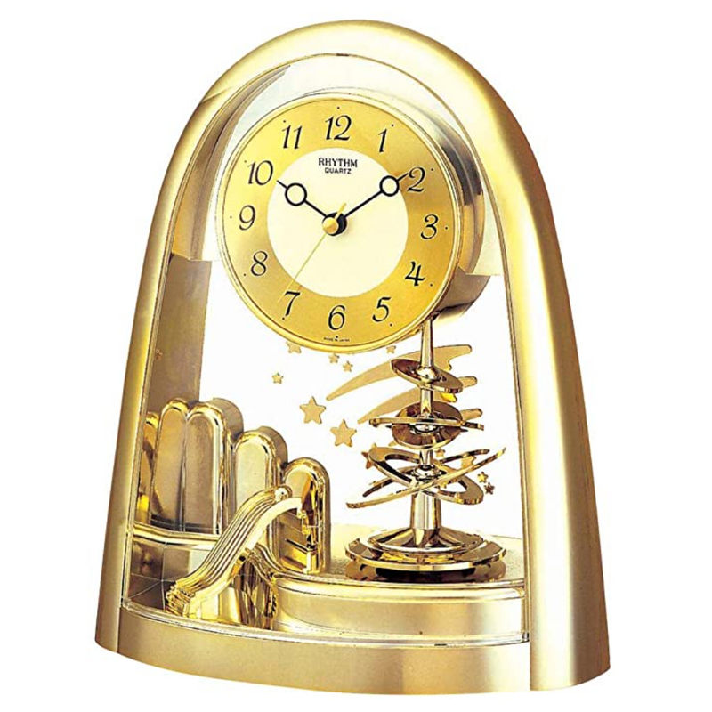 Space Rotating Pendulum Mantel Clock - Plum Retail