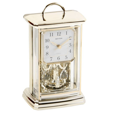 Gold Carriage Clock with Crystals from Swarovski® - Plum Retail