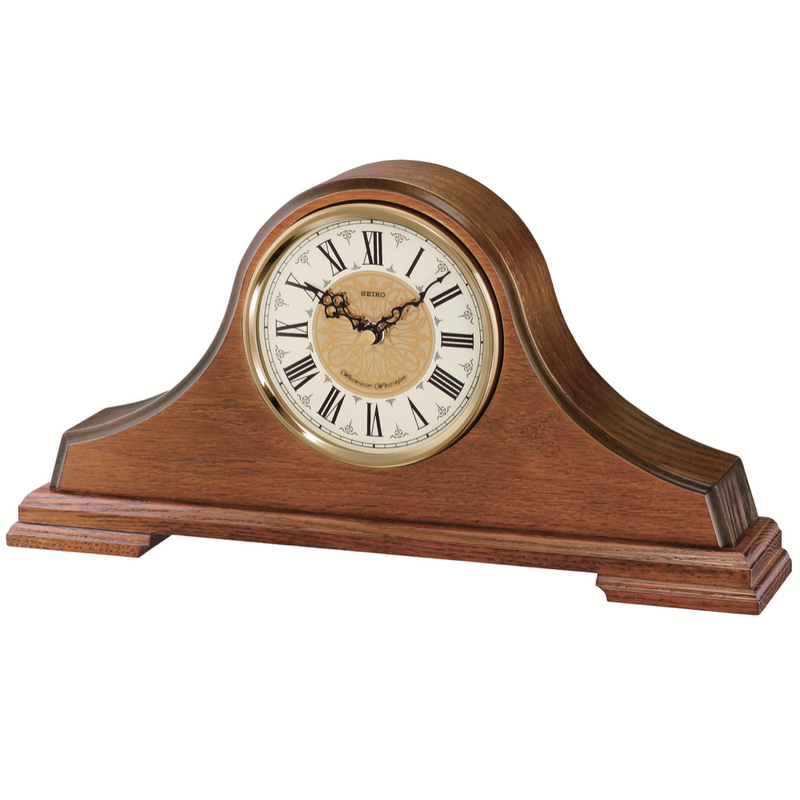 Wooden Mantel Clock QXJ013B - Plum Retail