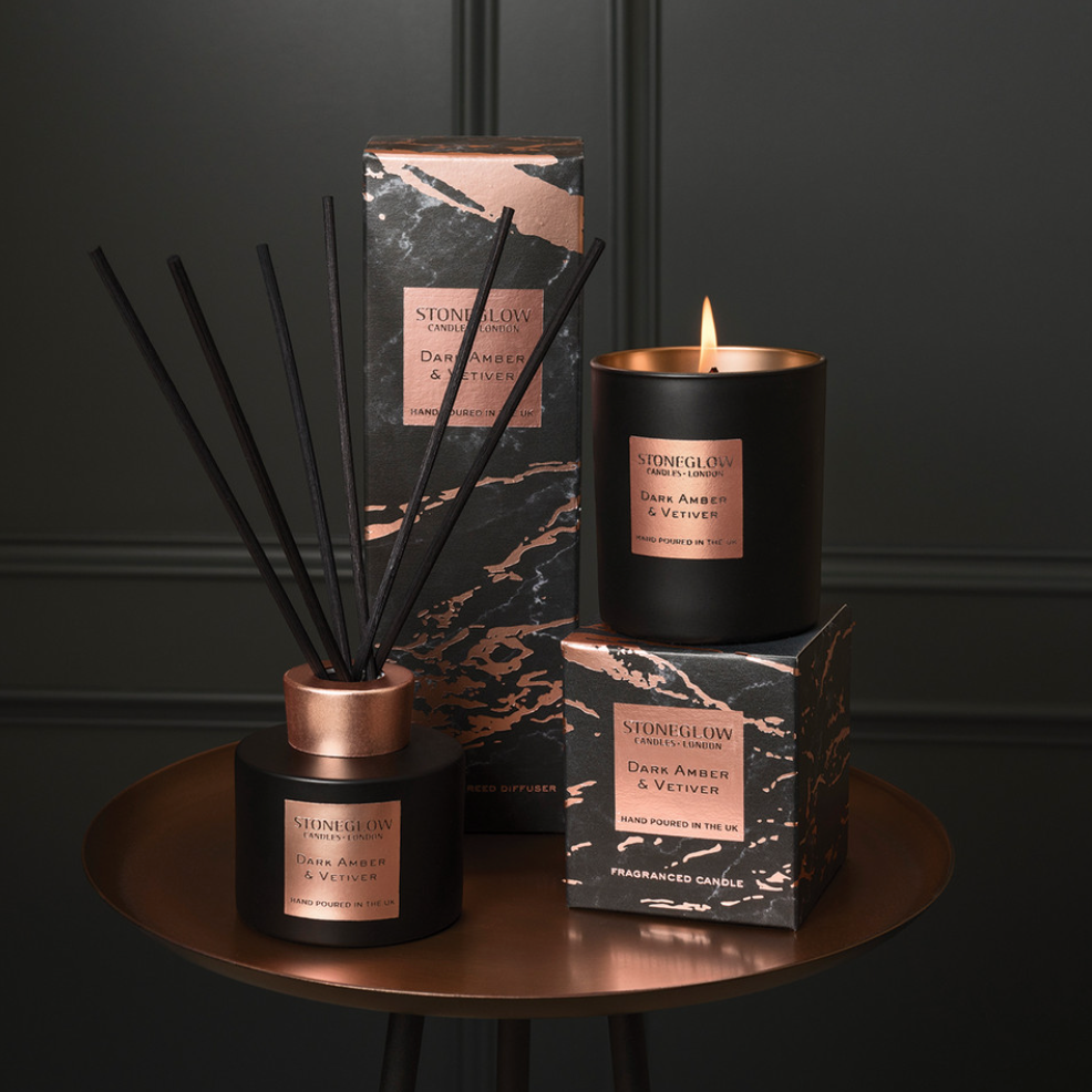 Dark Amber & Vetiver Candle