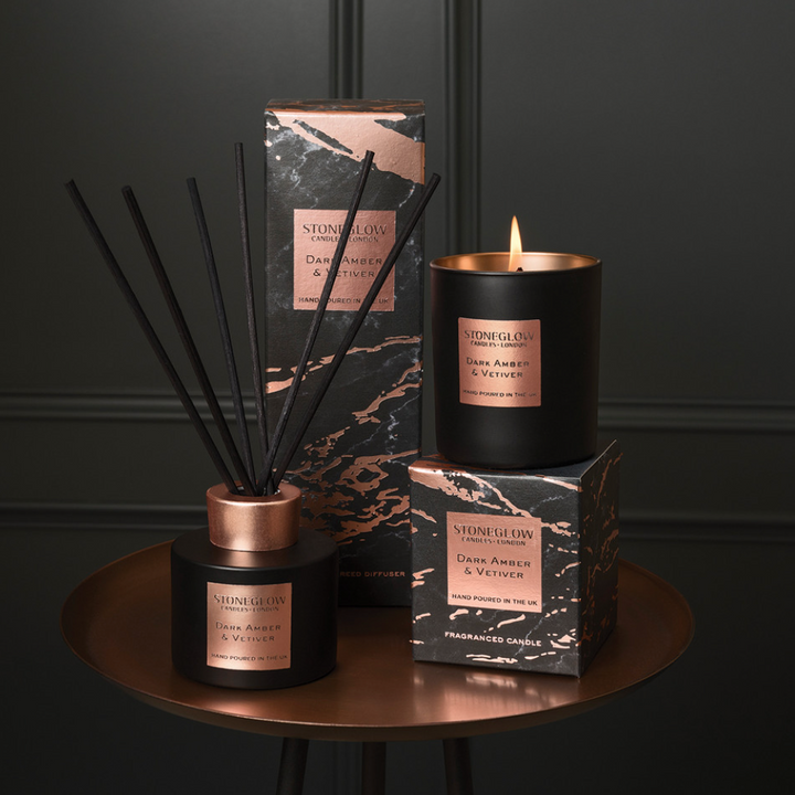Dark Amber & Vetiver Candle