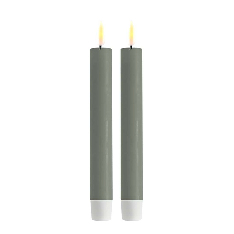 Flameless LED Candle Salvie Green