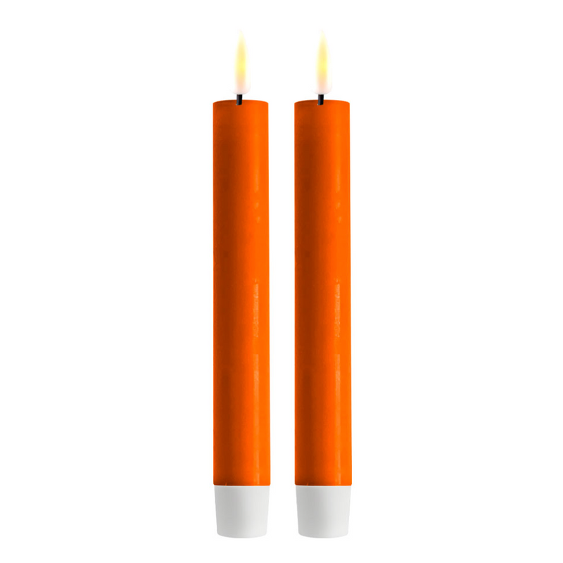 Flameless LED Orange Candle