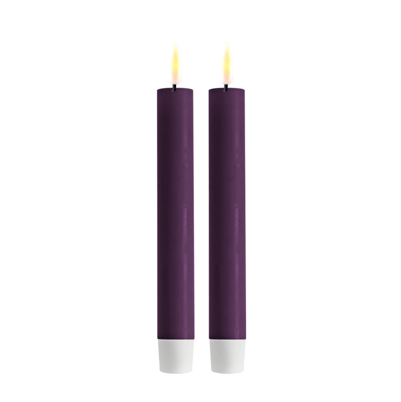 Flameless LED Purple Candle