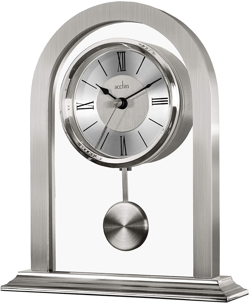 Colney Silver Mantel Clock - Plum Retail
