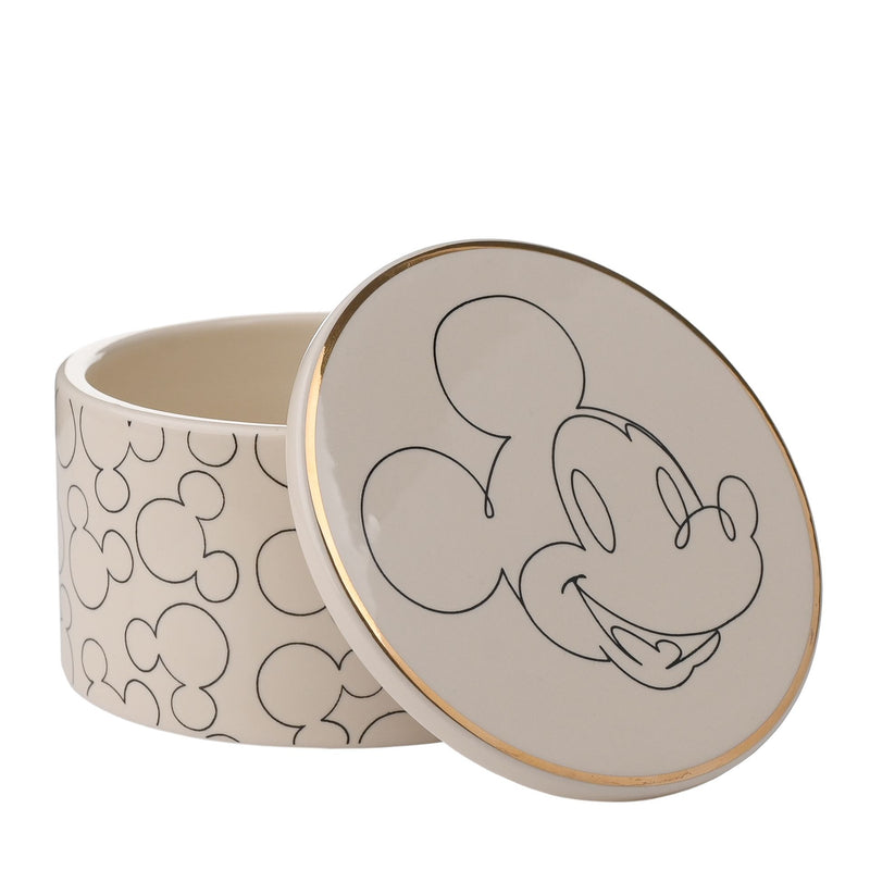 Mickey Mouse Pattern Ceramic Storage Pot