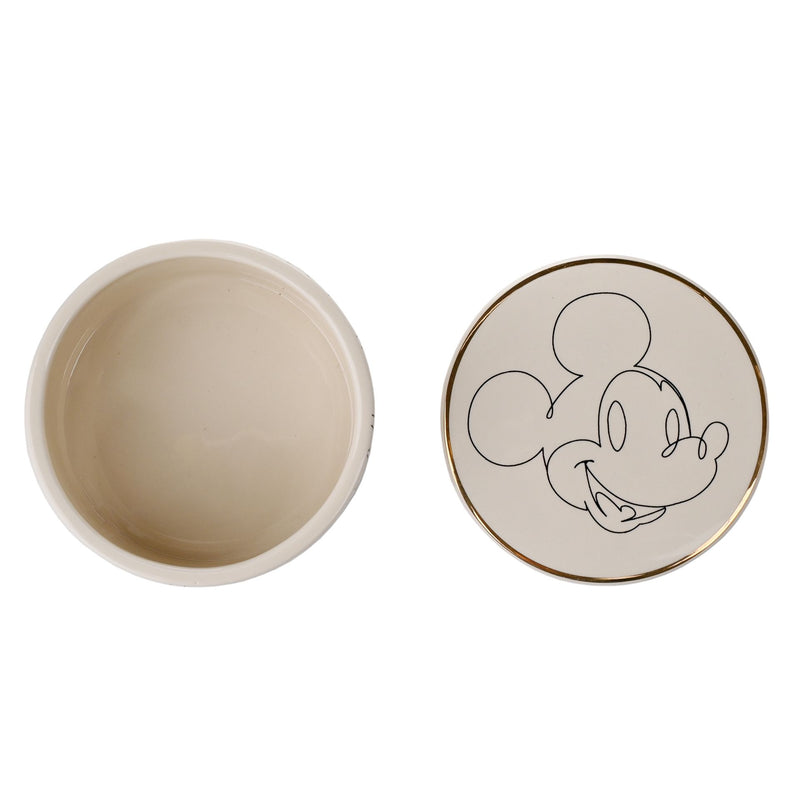 Mickey Mouse Pattern Ceramic Storage Pot