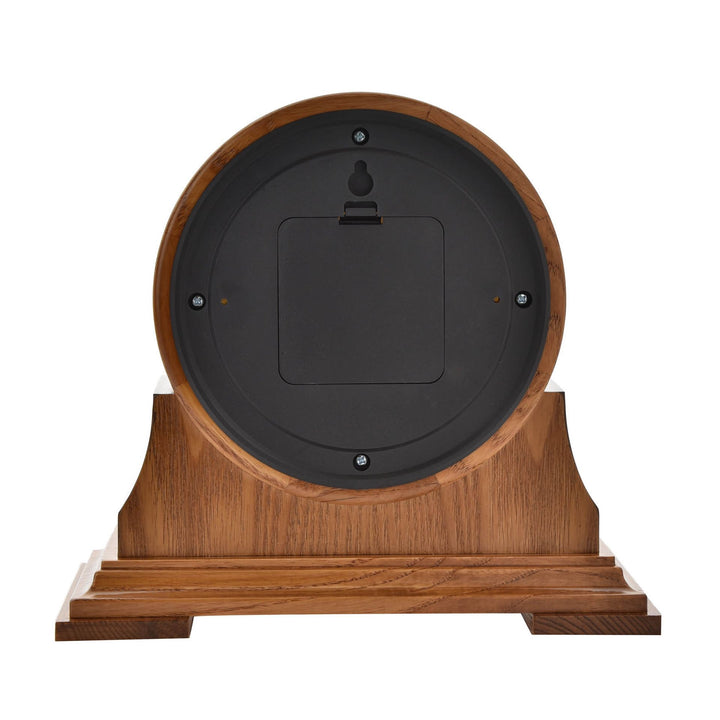Light Wooden Barrel Mantel Clock