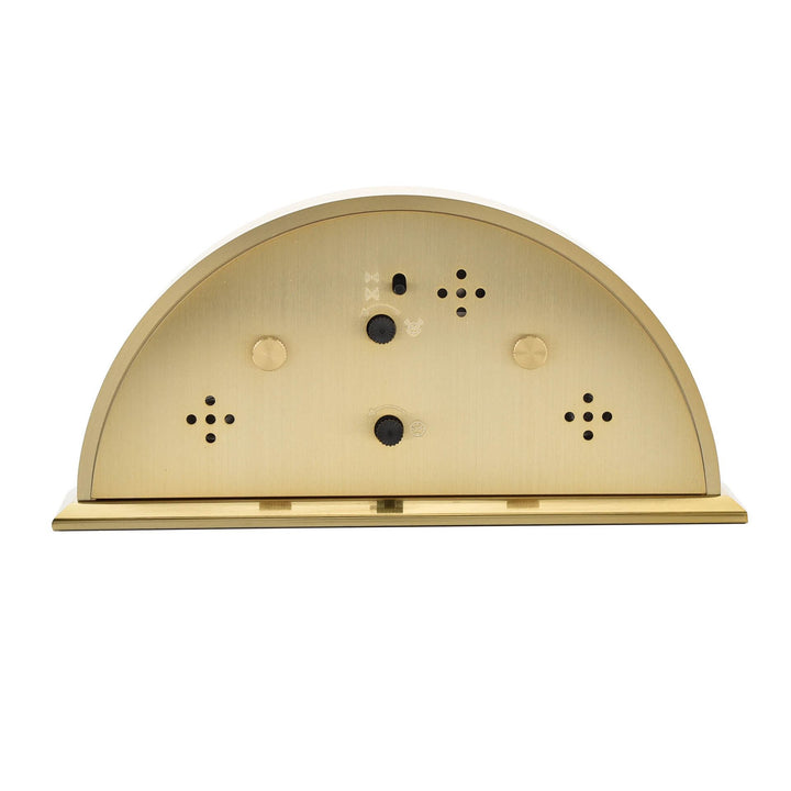 Gold Crescent Mantel Clock